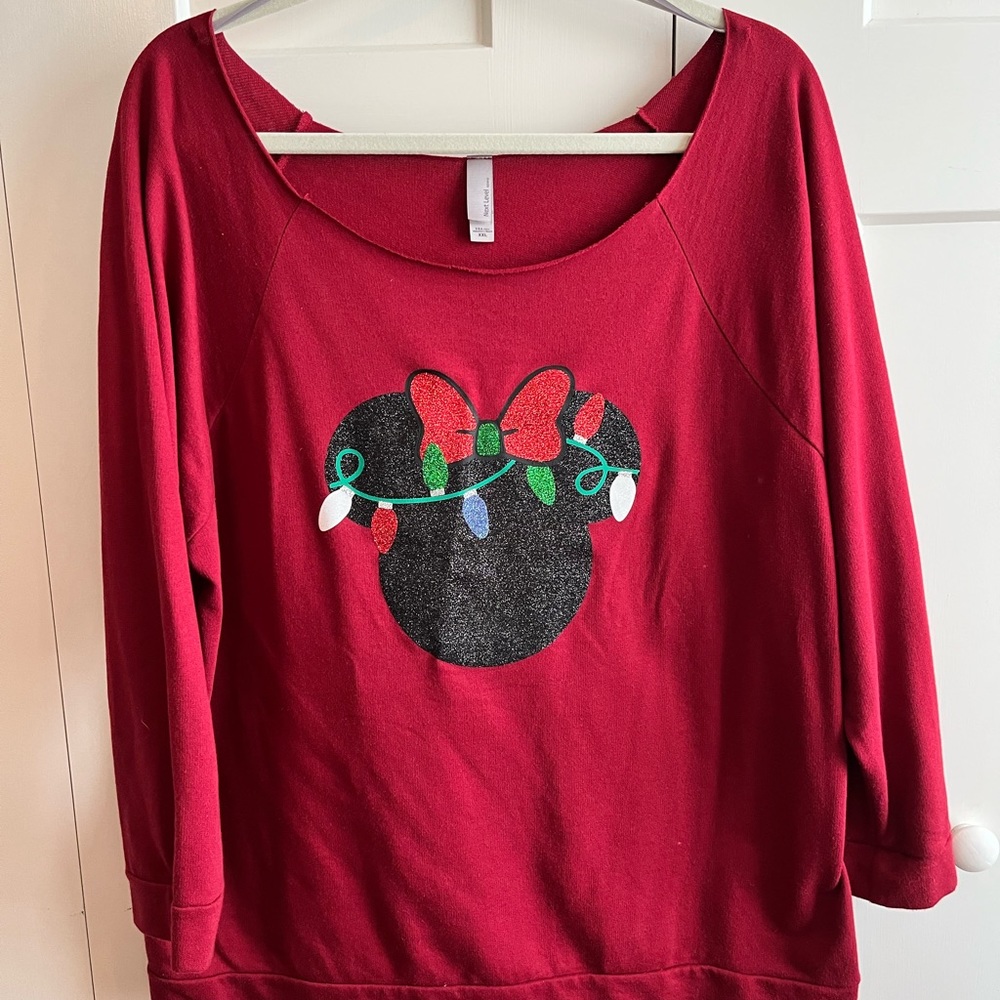 Plus size Disney Christmas sweatshirt XXL